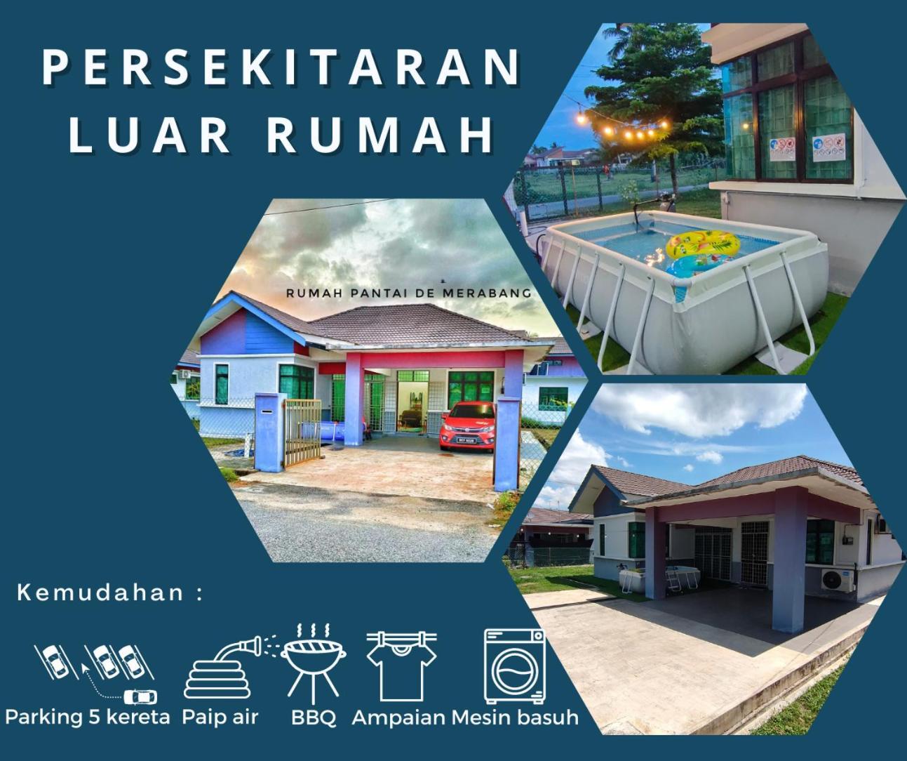 Rumah Pantai De Merabang Bachok Eksteriør bilde